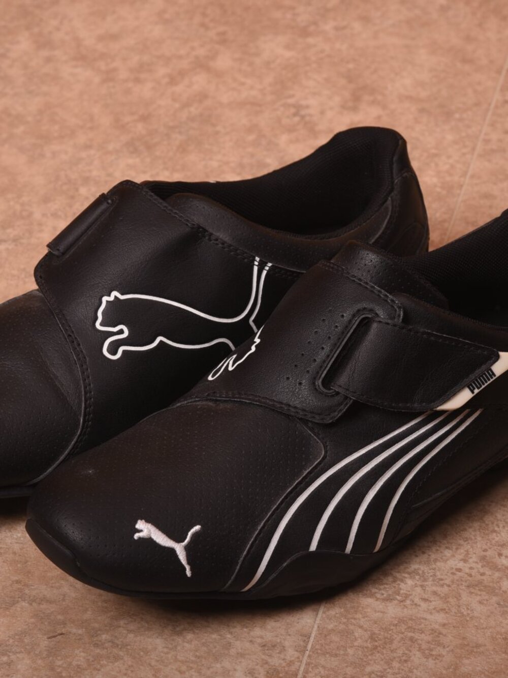 Puma Taisoku 3 / Redon Move Black & White Velcro Sneakers US Mens 9.5
